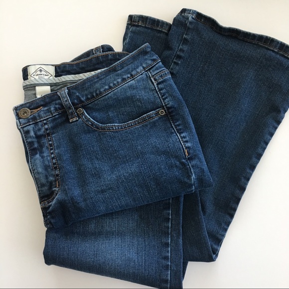 St. John's Bay Denim - St Johns Bay Bootcut Leg Medium Wash Jean